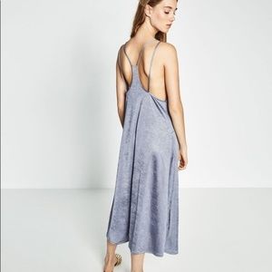 Zara Silver Strappy Maxi Dress - Never Been Worn